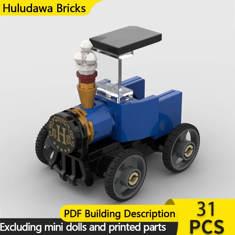 

City Car Model MOC Building Bricks Soapbox Racers Steamtrain Modular Technology Children Holiday Gifts Assemble Toys Suit