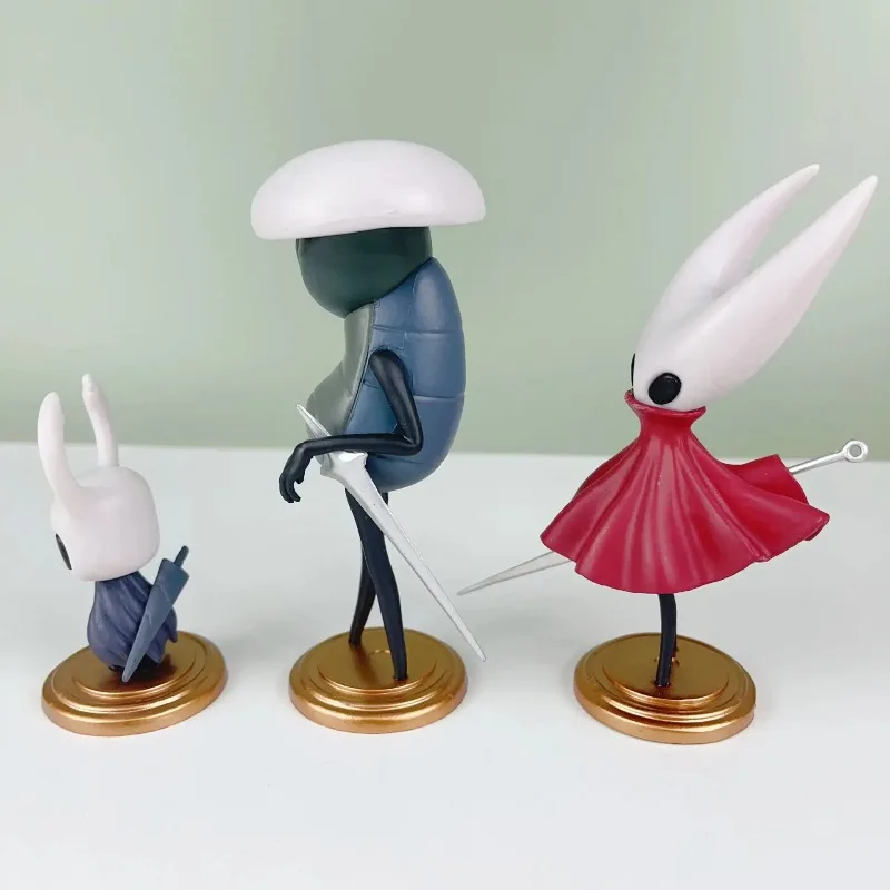 3 pz/set Hollow Knight Figure Giocattoli Il Cavaliere Action Figure Hornet/Quirrel Figurine Da Collezione Modello di Bambola Ventole Regalo