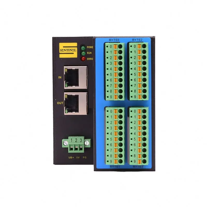 IP20 Output Current 0.5A 16 X PNP Input 16 X PNP Output Distributed Remote IO Module