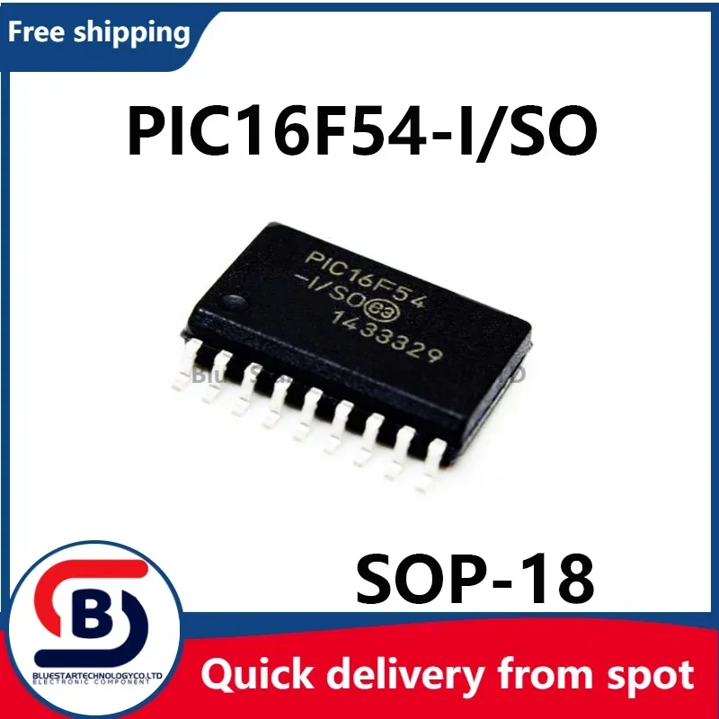 Free Shipping 10-50pcs/lots PIC16F54-I/SO PIC16F54 16F54 SOP18 Quick delivery from spot