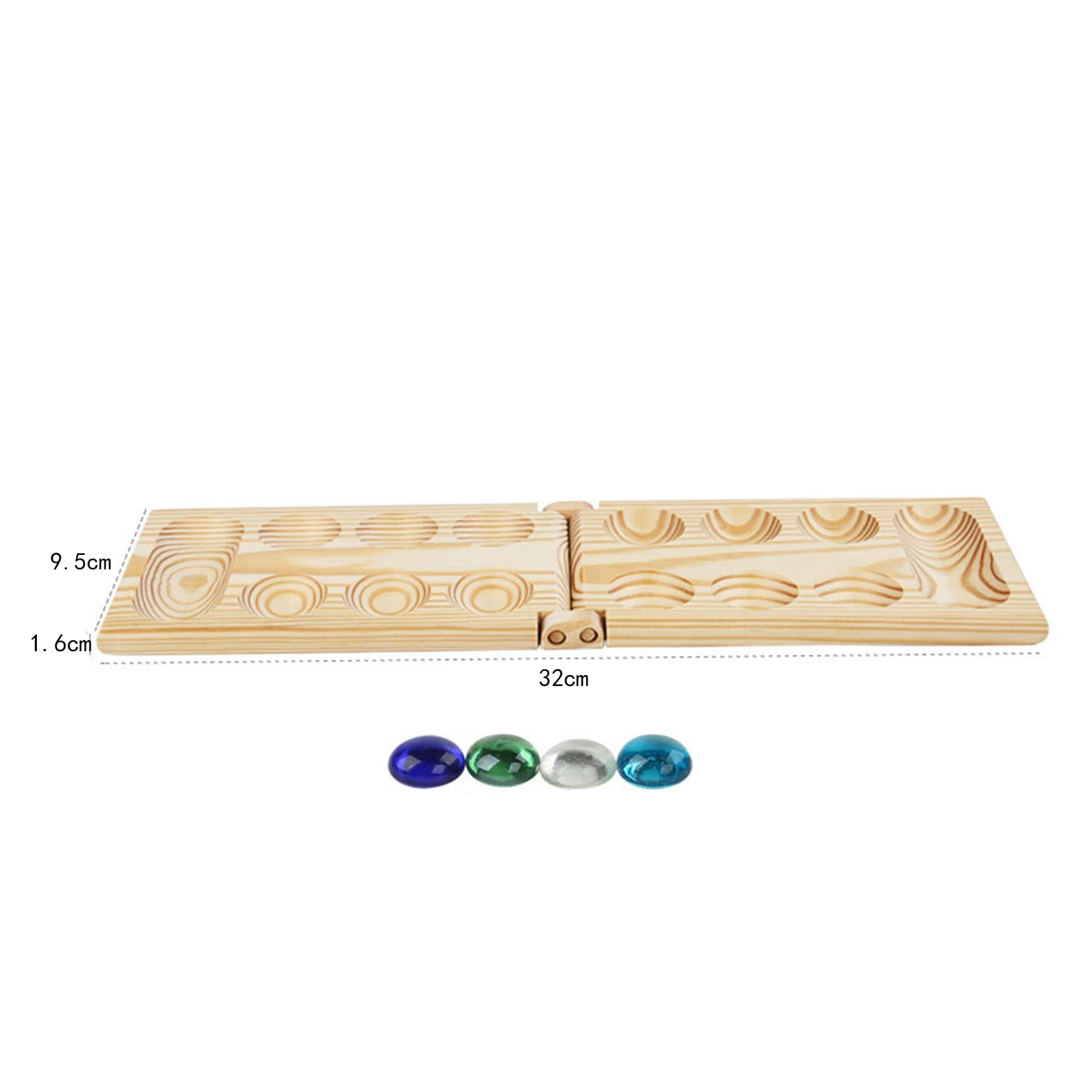 Mancala Board Game Multi Color Beads Classic Improve Planning Skills Collapsible,Party Supplies Family Games Ages 7 Up Board Gam