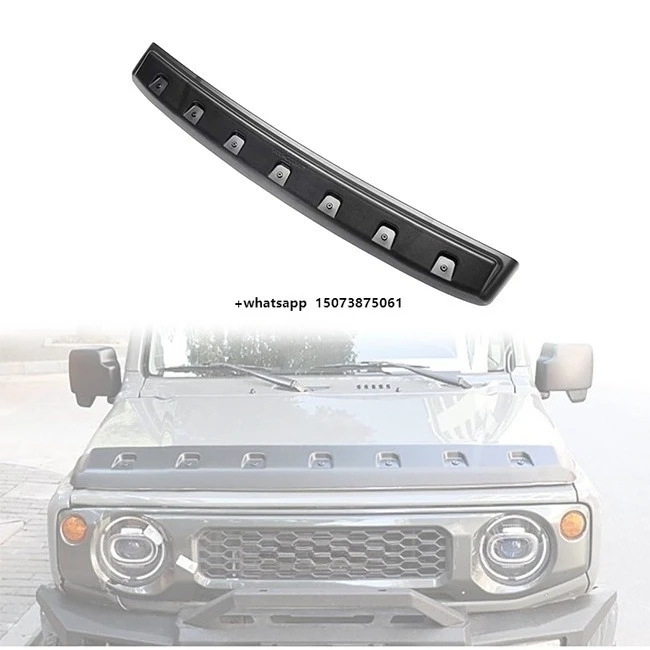 LUMA New High Quality ABS Front Stone Deflector Hood Protective Shield Sand Block for Jimny Sierra JB64 JB74 JC74
