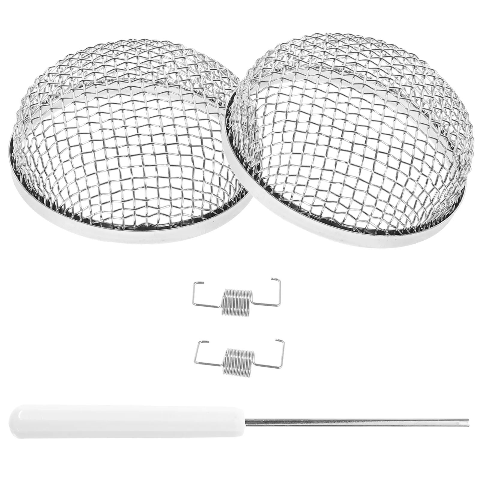 

2pcs 2.8 Inch Stainless Steel RV Ventilation Mesh Cover Insect Proof Water Heater Camper Exhaust Vent Covers Accessories