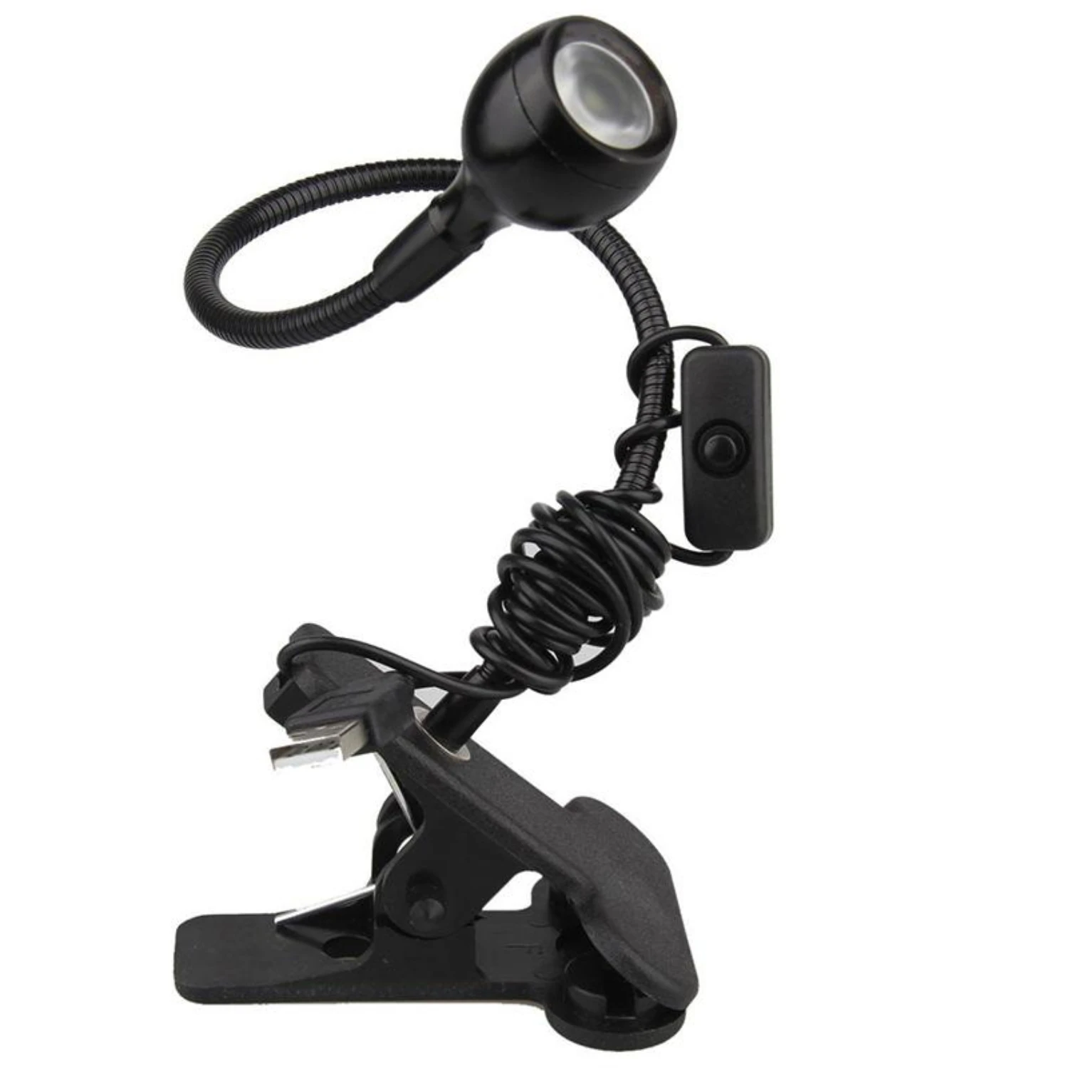 5V 3W USB LED Clip Table Light with Flexible Goose Neck Cute Bed Lamp Decoration Eye Protection