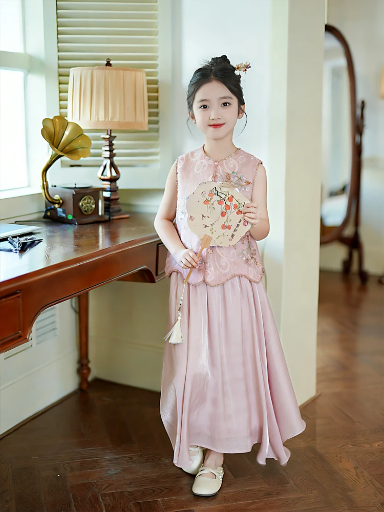 nuovo-set-hanfu-per-ragazze-in-stile-cinese-gilet-e-gonna-con-design-ricamato-estivo-completo-in-due-pezzi-abbigliamento-per-bambini-costume-tradizionale