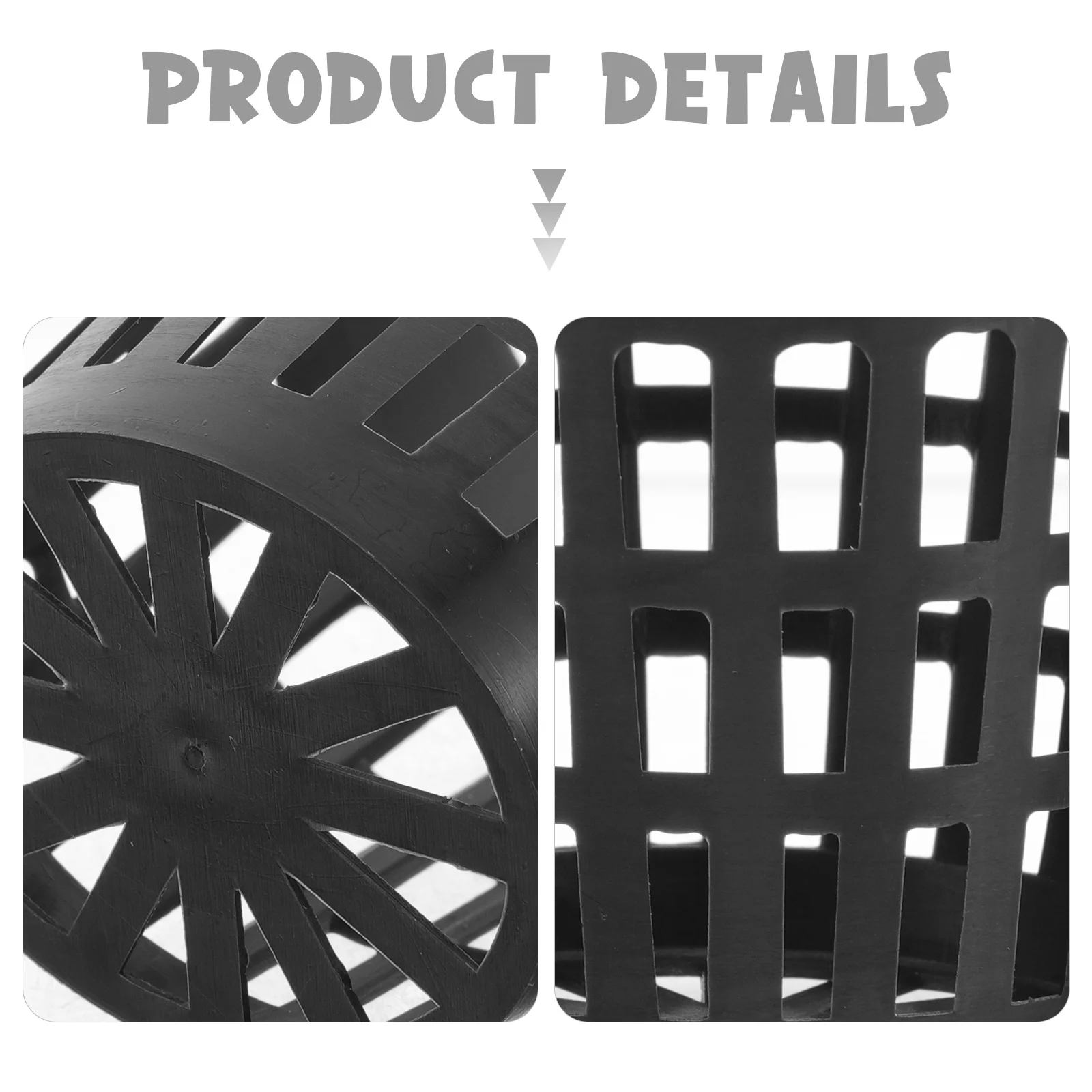 

6Pcs Plastic Planting Baskets Water Plant Net Cups for Aquarium Plants Hanging Grow Baskets Corrosion Resistant Landscape