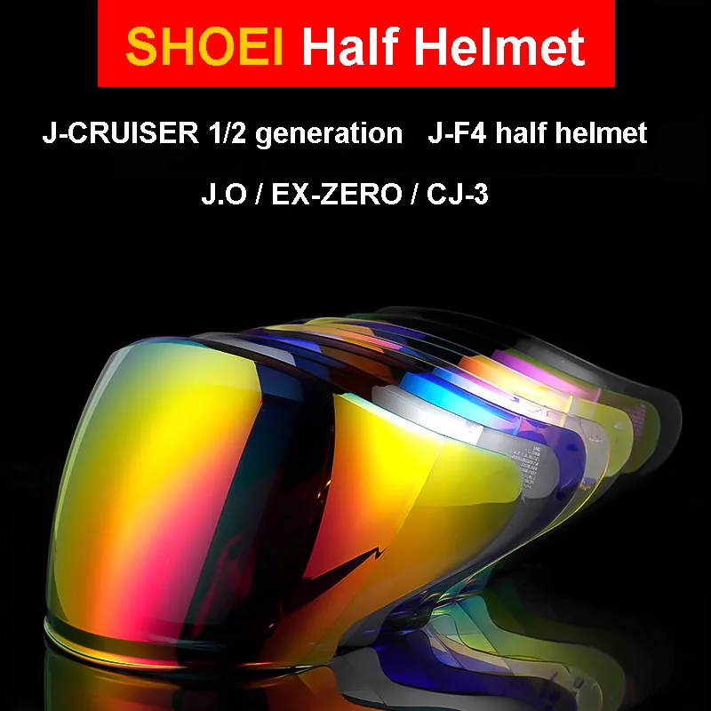 

for Shoei J-CRUISER F4 JO EX-ZERO CJ3 Helmet Visor Half Face Lens Motorcycle Accessories Original Moto Casco Sheild
