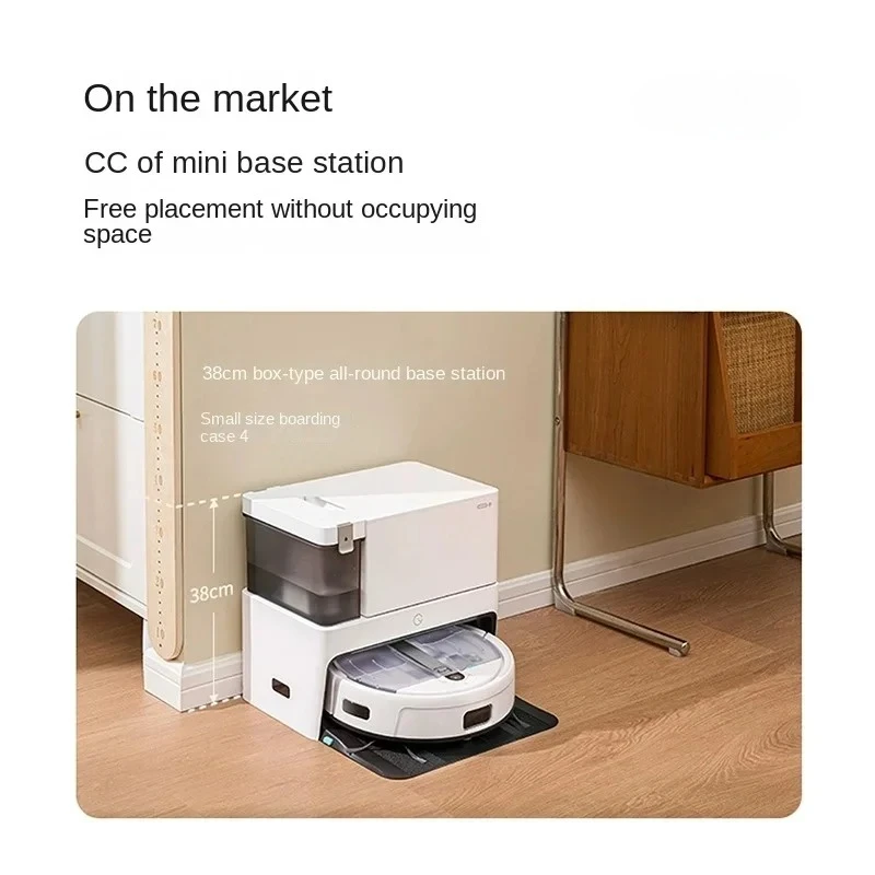 مكنسة كهربائية روبوتية جديدة من ECOVACS، غسيل ممسحة تلقائية ذاتية التفريغ