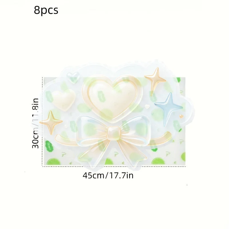 8Pcs Waterproof Refrigerator Liner Moisture Proof Non Slip Washable Reusable EVA Lemon Pattern For Fridge Drawers Cabinet