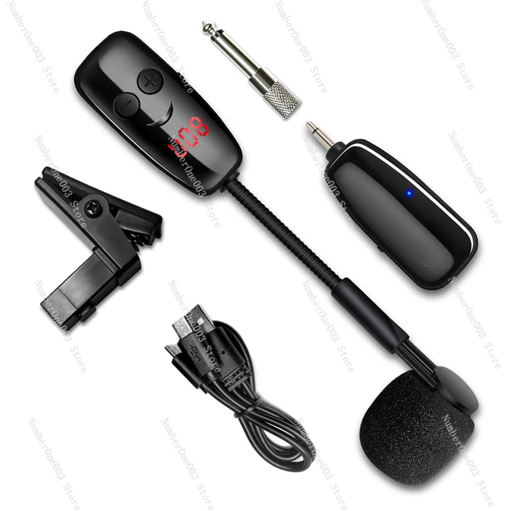 

Saxophone Wireless Microphone Instruments Wireless Receiver Transmitter 50M Range Plug Musical Instrument Saxophone