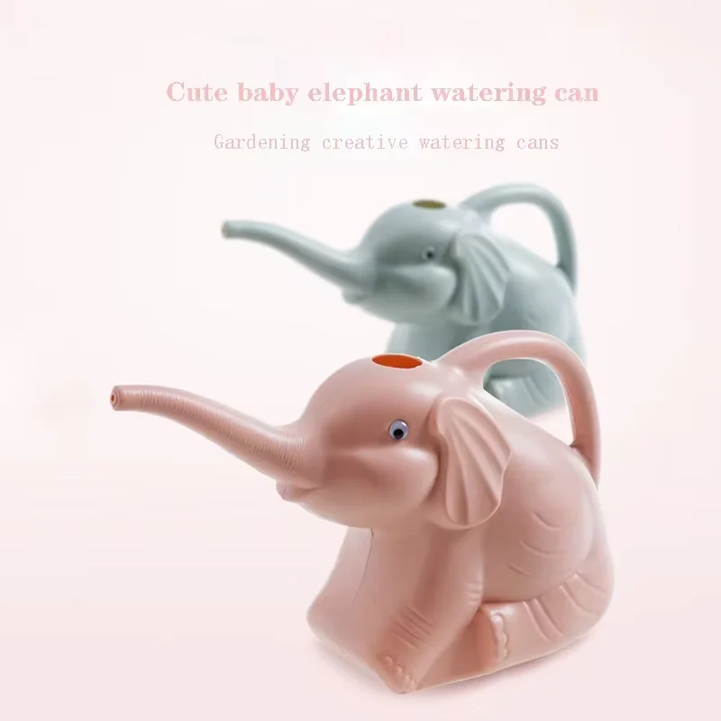 Baby Elephant Shaped Watering Can Long Mouth Pottery Gadget for Home Gardening Succulents And Flowers