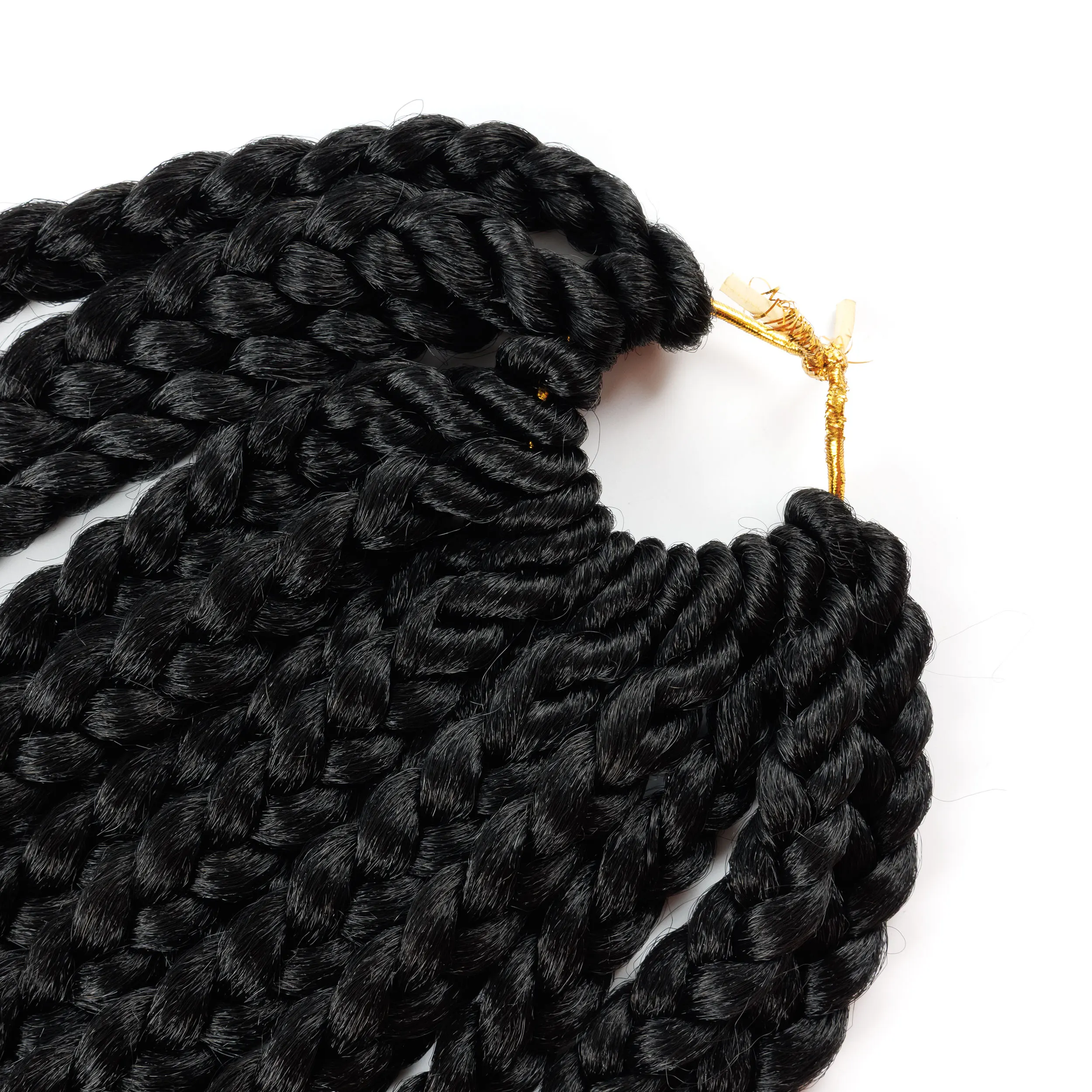 Wholesale Cheap Price 10-Inches With Curly Ends Synthetic Afro Crochet Braids Twist Hair Extensions Dreads Locks  For Daily Use
