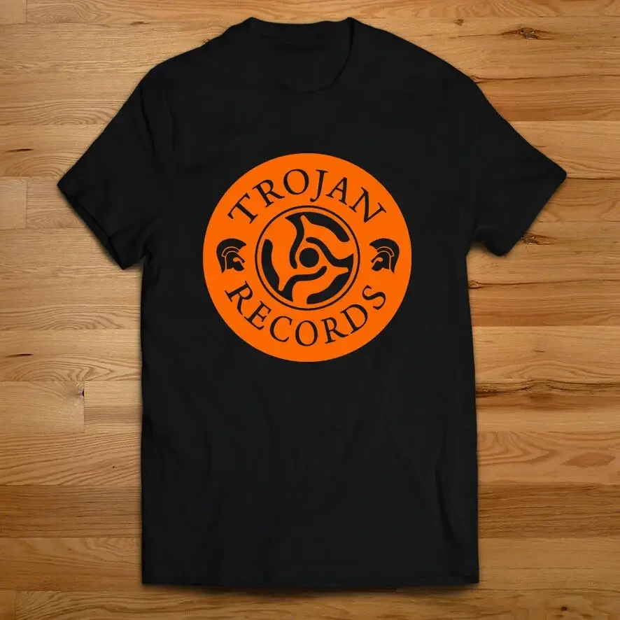 Trojan Records British Label Logo Men's T-shirt Tee Size S-2XL