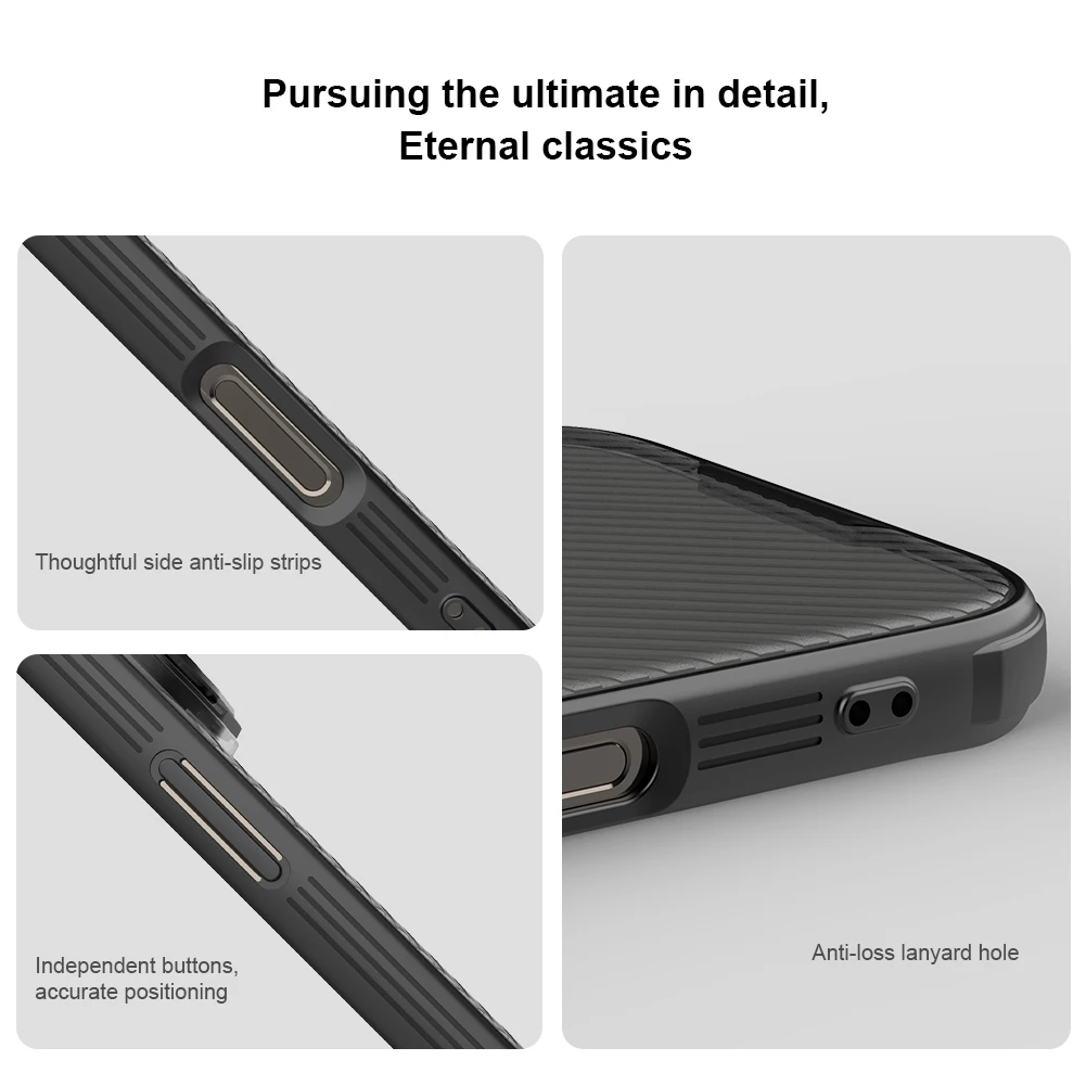 

Nillkin for Apple iPhone 16 Pro Max / 16 Pro Case Camera Cover With Stand CamShield Prop Cover Protection for iPhone 16 Pro
