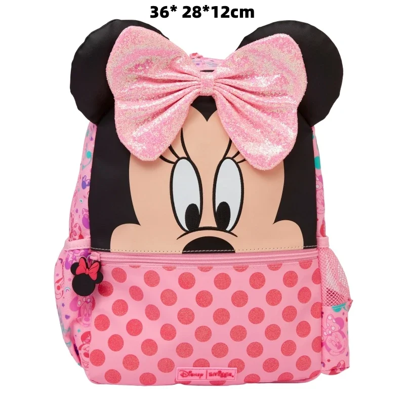 Genuine Disney Minnie Australia Smiggle Minnie Children Student School Bag Wallet Lunch Bag Backpack Water Cup Girl Student Gift