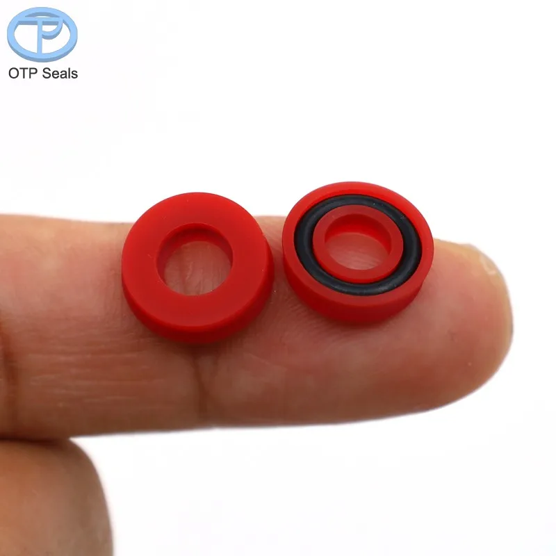 

Y-ring seal red PU polyurethane Y-type sealing ring NBR o-ring piston rod seals non-standard shaped parts factory customized OTP