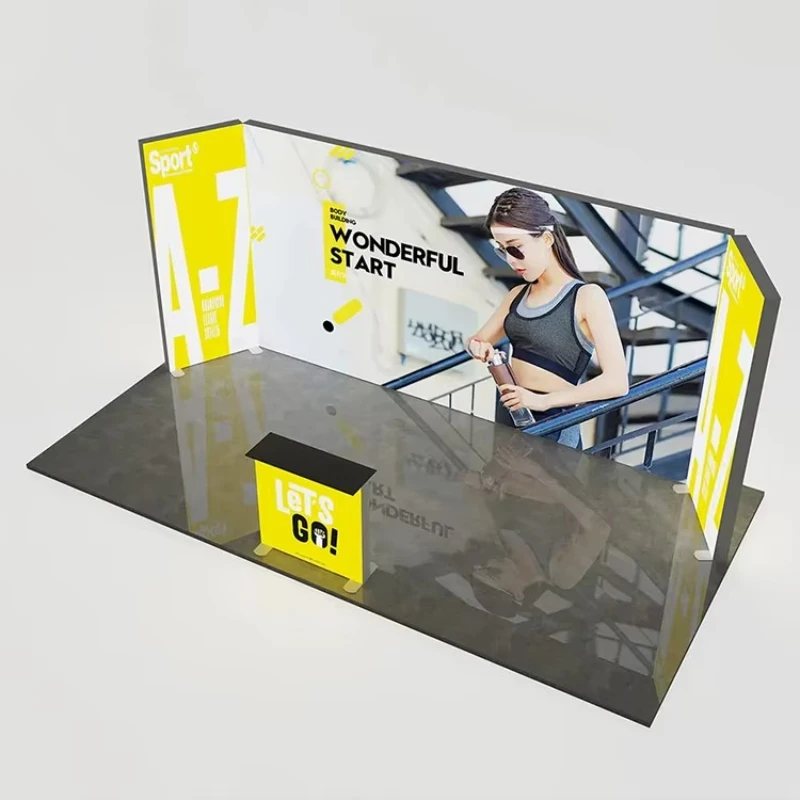 

Exhibition Booth Display Advertising Light Box Led Light Box Advertising Led Light Box 6 * 3 Exhibit Display