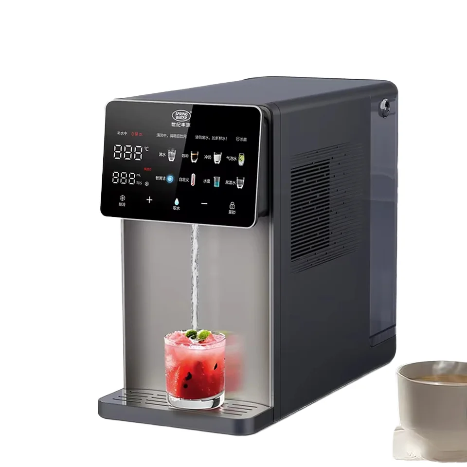 Desktop Hot Water Soda Sparkling Water Dispenser Automatic Soda Maker Machine for Home Bar Office Drink Making
