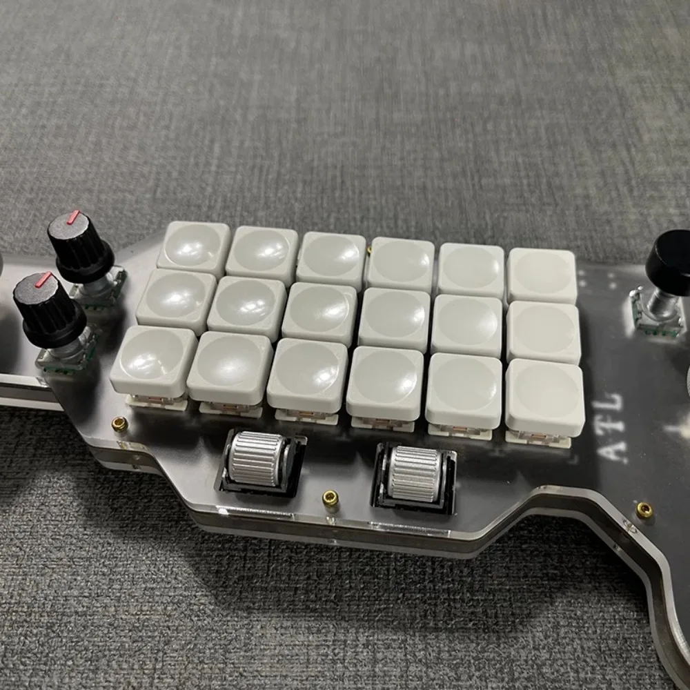 Low Profile Gray Keycap for Cross Switch Custom PBT Ultrathin No Words Keycap Square Flat Choc V2 Switch Artisan Key Caps