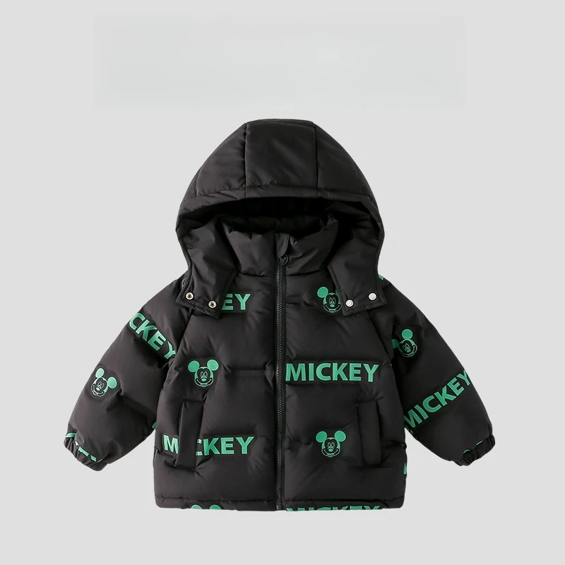 

Disney Kids Down Jacket 2025, Cartoon Hooded Winter Coat for Boys & Girls Thick Warm Outerwear