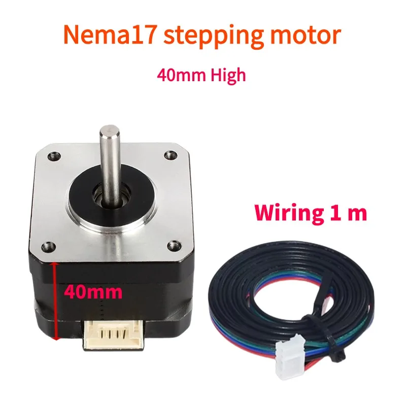 40mm High torque stepper motor 42 motor Nema17 stepping motor 1.7A 0.45N.M 2phase for machine 3D printer