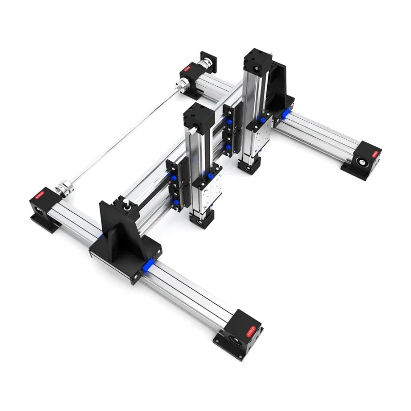 Economical High-Speed Belt-Driven Two-Axis Linear Module with 50-4000mm Stepper Motor Drive