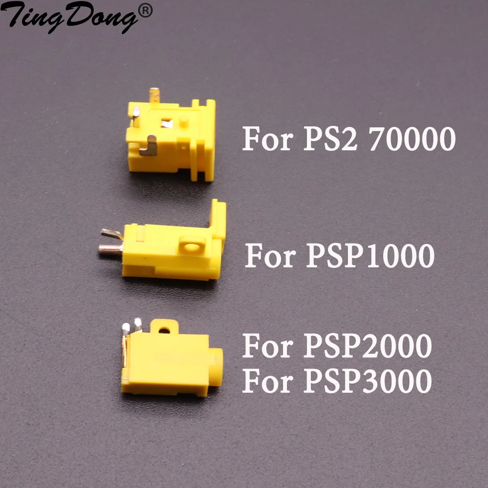 

For PS2 70000 PSP1000 2000 3000 Power Charger Port Socket Power Charging Jack Connector for PSP2000 PSP 1000 Console Repair