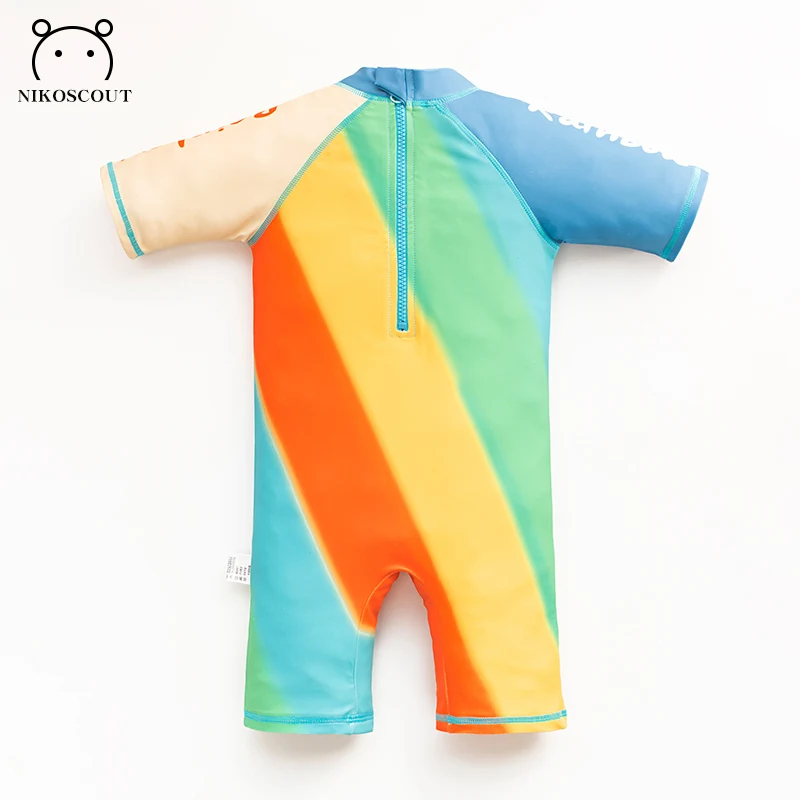 Swimsuit Boy Baby Swimsuit Baby One-Piece Sun Protection Quick-Drying Hot Spring Girl Korean Style Cute Swimsuit