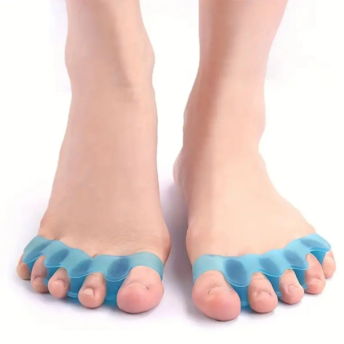 2 PCS Silicone Toe Dividers: Soft, Comfortable, Universal Size for Men & Women - Protective Toe Extensions, Reusable