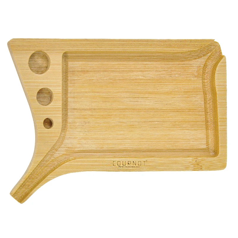 

Wooden Natural Rolling Tray With Pre Rolled Cone Holder 90MM*132MM Multifunctional Bamboo Creative Tray Case