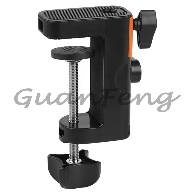 Heavy Duty Iron Table Clamp Adjustable Desk Mount Microphone Holder Desktop Retaining Bracket For Streaming Home Office Studio