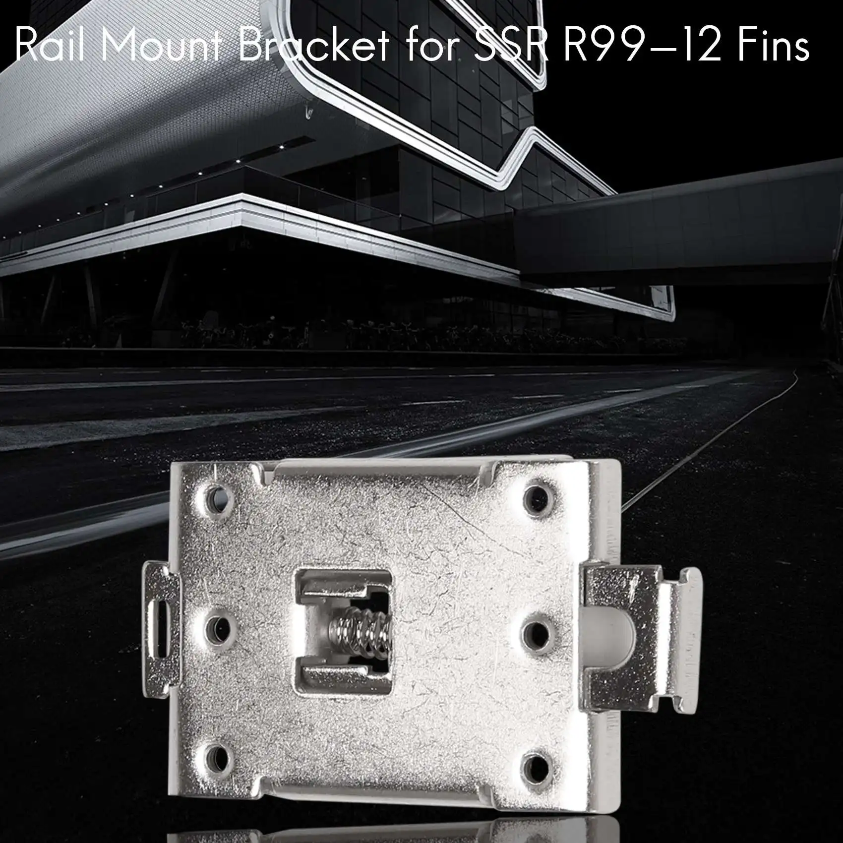 Elétrica DIN Rail Mount Suporte, Equipamento Rack, G3NE, G3NA, SSR, R99-12 Fins