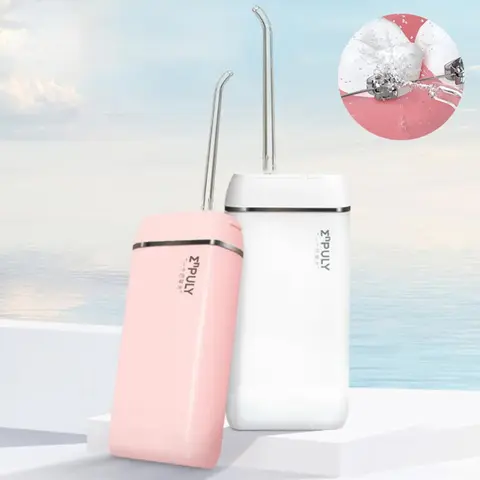 ENPULY 휴대용 구강 세정기, M6 플러스 치과 세정기, 협측 초음파 워터 펄스 치아 구강 치아 클리너, 치아 워터 치실