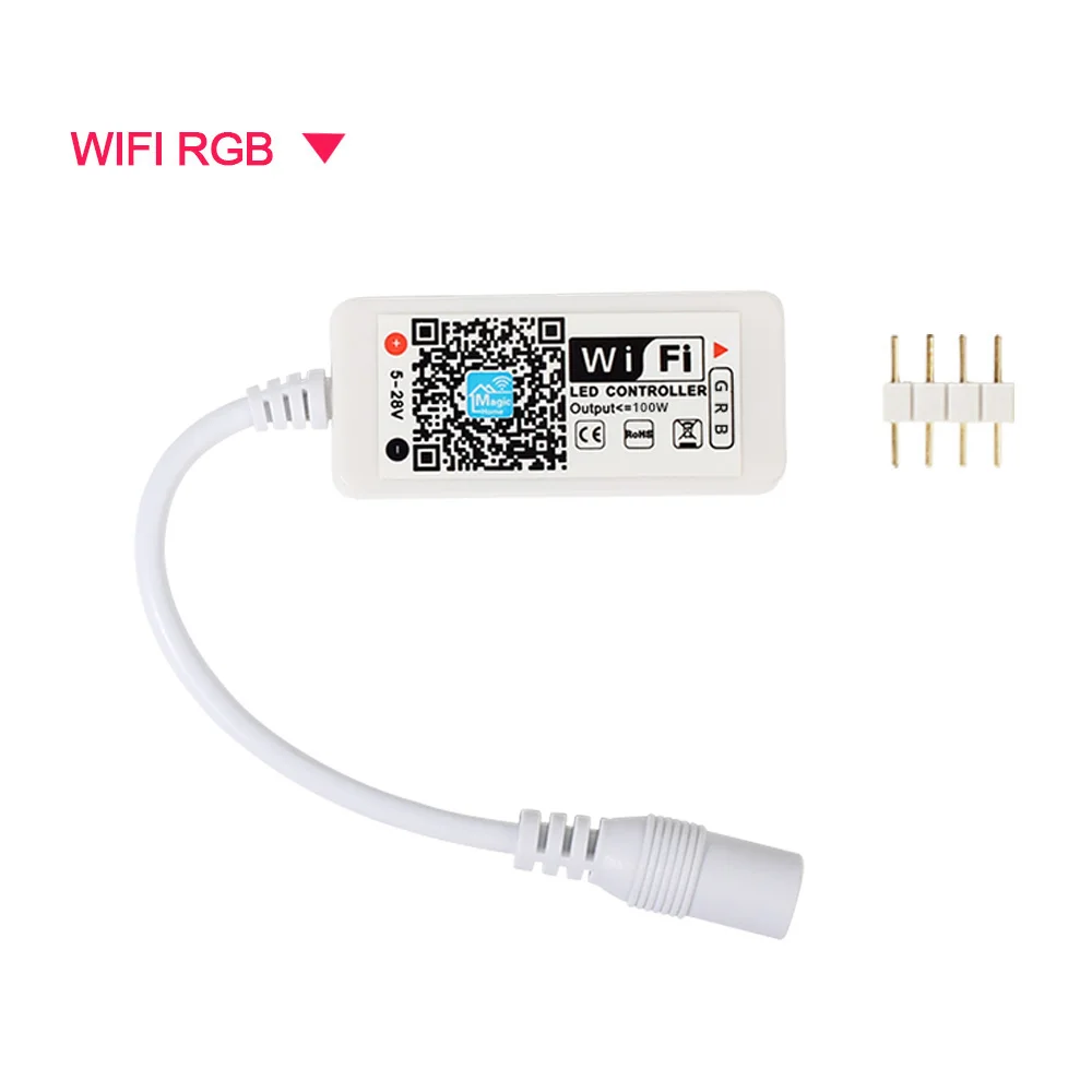 

IR Controller DC 5V 12V 24V for Panel Timing Function Android IOS APP Google Magic Home RGB WiFi LED Strip Light Bluetooth