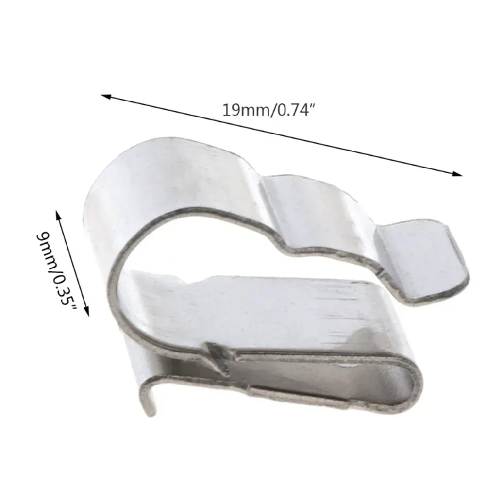 100Pcs Solar Panel Cable Clips Stainless Steel PV Cable Clamp For Home Kayaks Fishing Boats Wire Clip Set Photovoltaic System