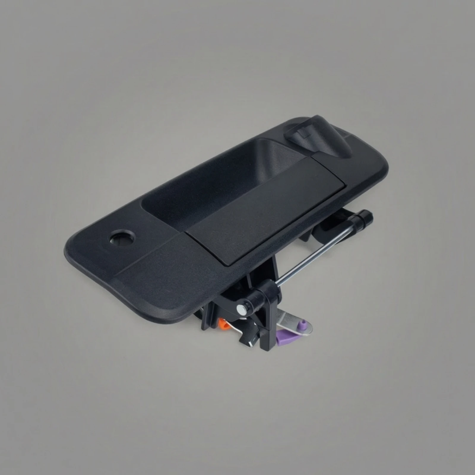 Replacement Tailgate Handle Assembly for Toyota with Metal Rod and Integrated Latch Mechanism Black Finish