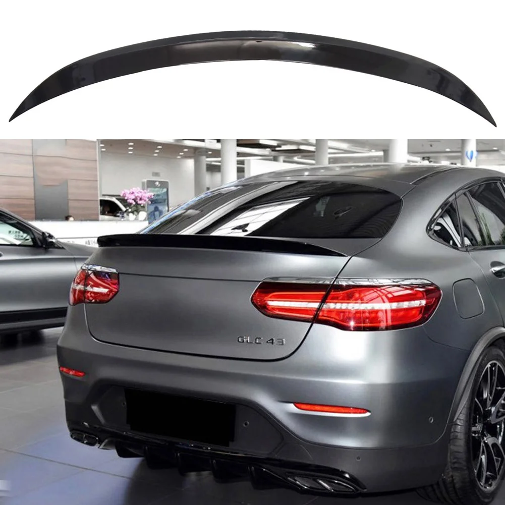 

For Mercedes-Benz GLC W253 GLE GLC C292 W292 Coupe ABS Rear Trunk Spoiler Wing Lip 2015 2016 2017