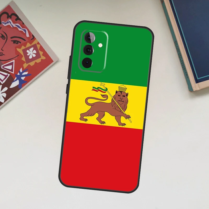 Rasta Lion For Samsung Galaxy A33 A53 A13 A23 A52 A32 A22 A12 A51 A71 A15 A25 A14 A34 A54 Phone Case