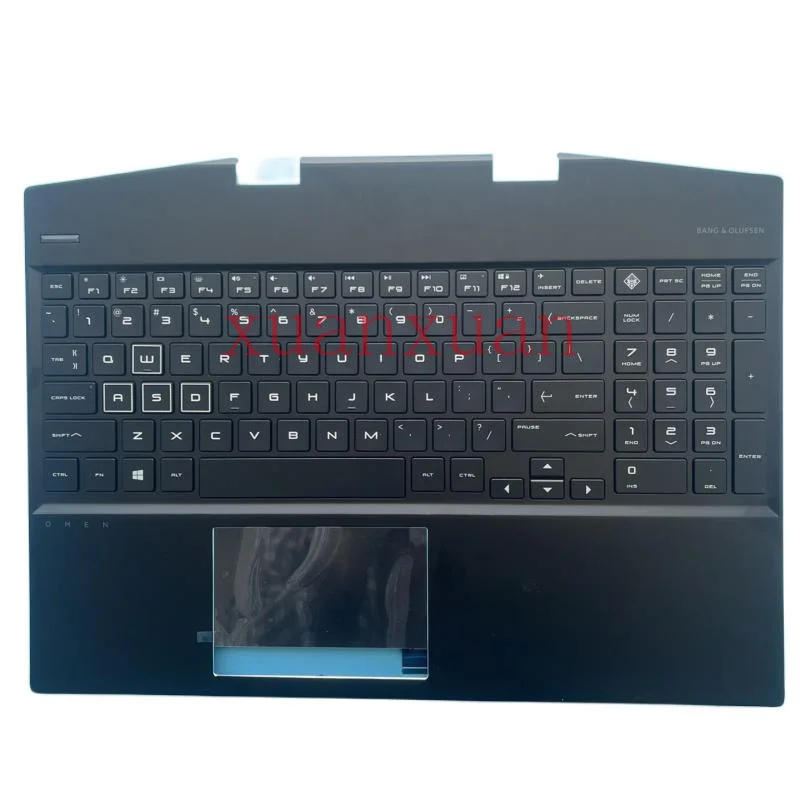 New palmrest W/backlit keyboard touchpad for HP Omen 5 air 15-dh TPN-C143 am2jz000:30