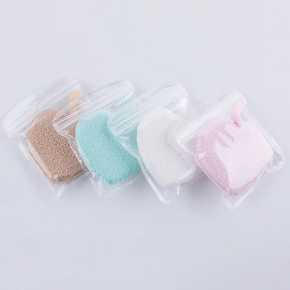 

3pcs Puff Soft Triangle Makeup Removing Pads Facial Powder Puff Cleaning Reusable Deluxe Beauty Tools Heart Shape