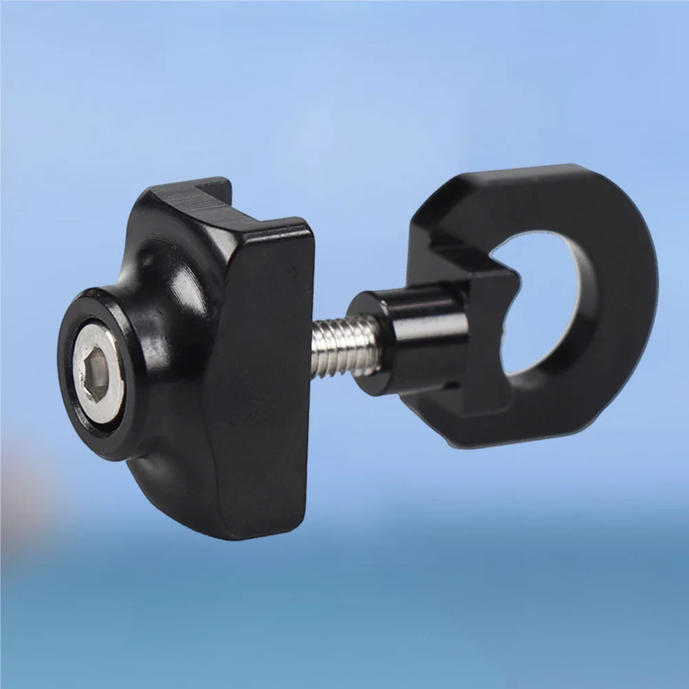

1pcs Chain Tensioner For Bicycle Black Metal Chain Regulator Lightweight Durable Adjuster Tool For Foldable Bike Riding Safety
