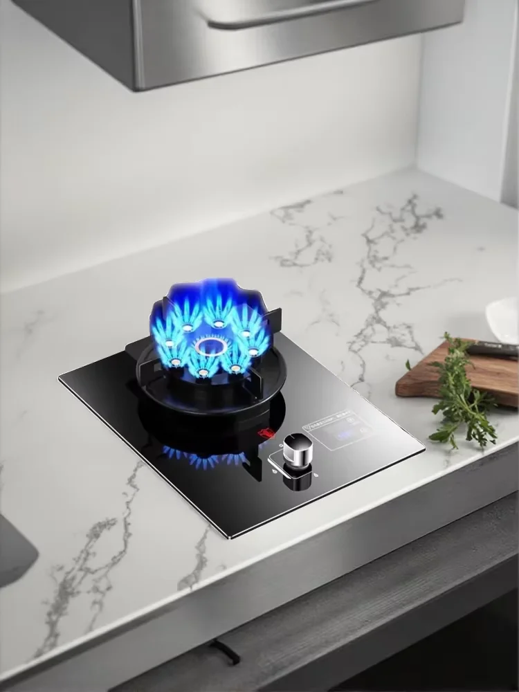 Skyworth Double Burner Gas Stove Built-In Dual Use for Natural Gas/LPG Household Kitchen Cooking Appliance LYH
