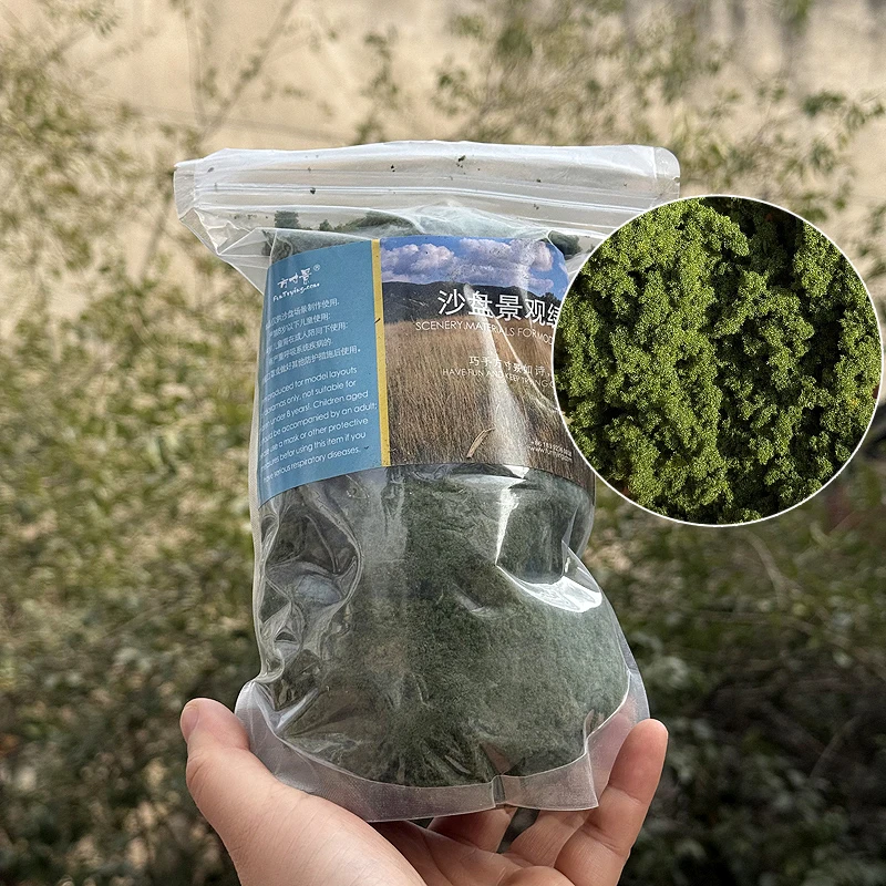 100G Miniature Sponge Cluster Model Tree/Grass Powder Shrub Bushes Building Sand Table Scene Railway Train Military Materials