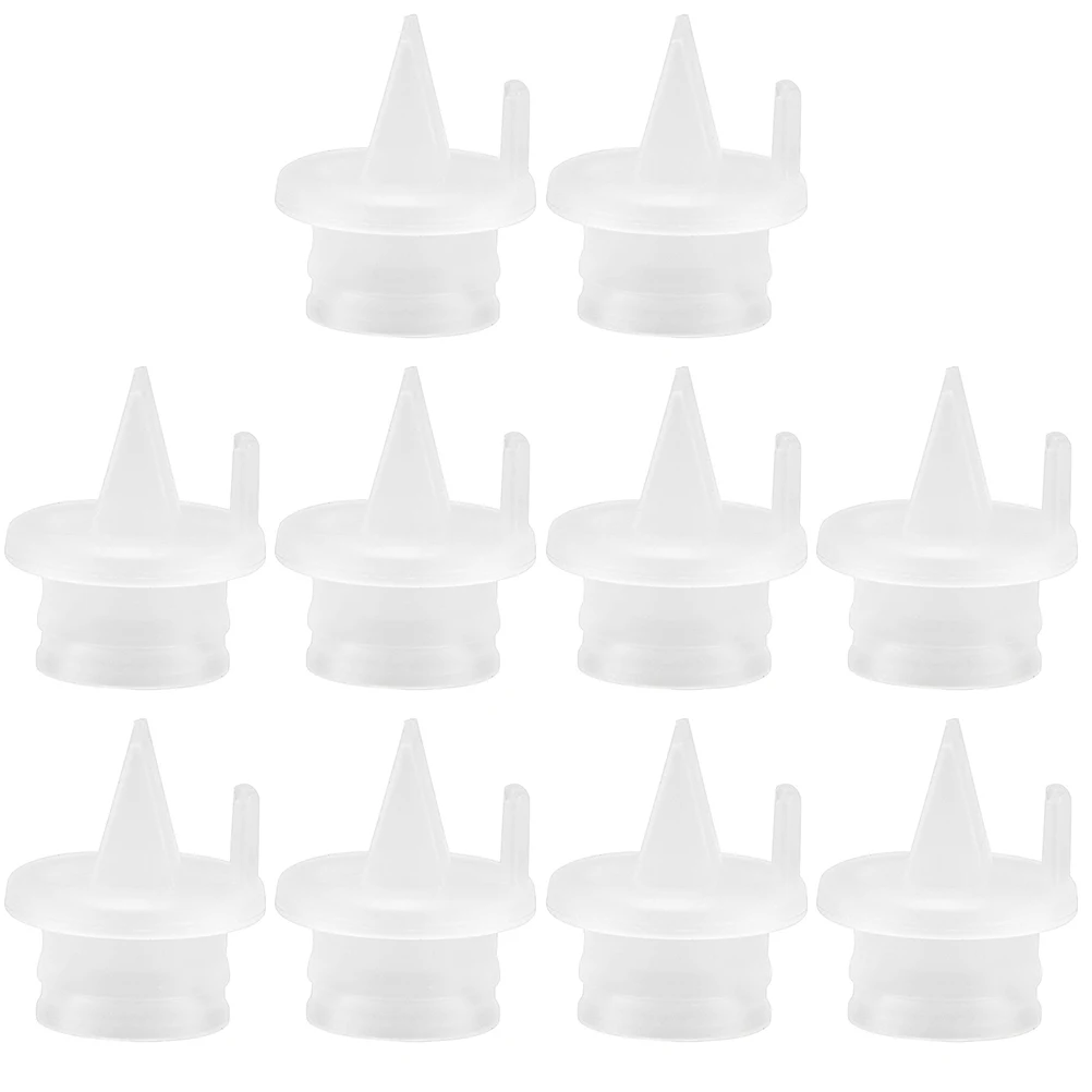 

10 pcs Valve Counterflow Valet Grade For Silicone Breast Breast Duckbill Valet Pump Valve Safe Manual Electric Pump