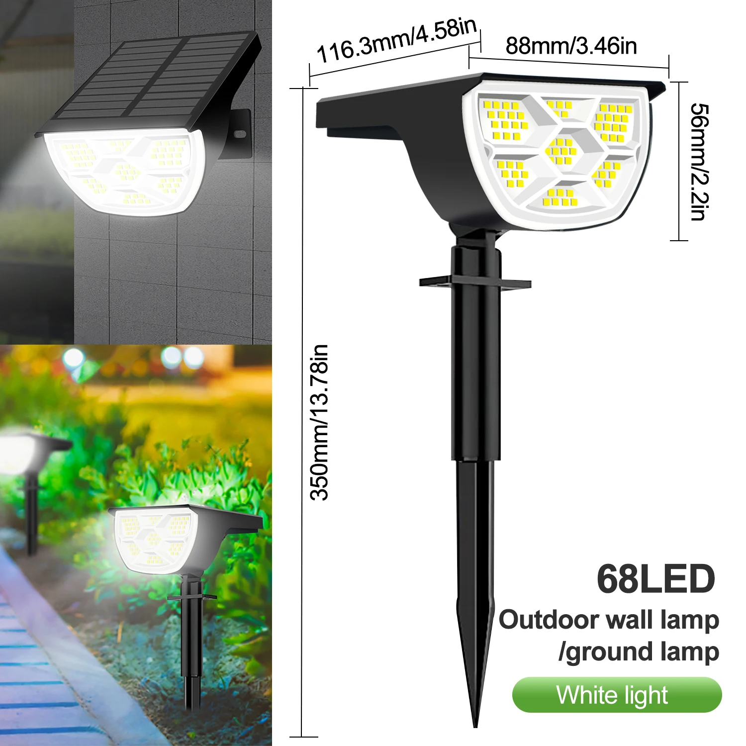 Newstyle 68 LED Solar Strahler 4