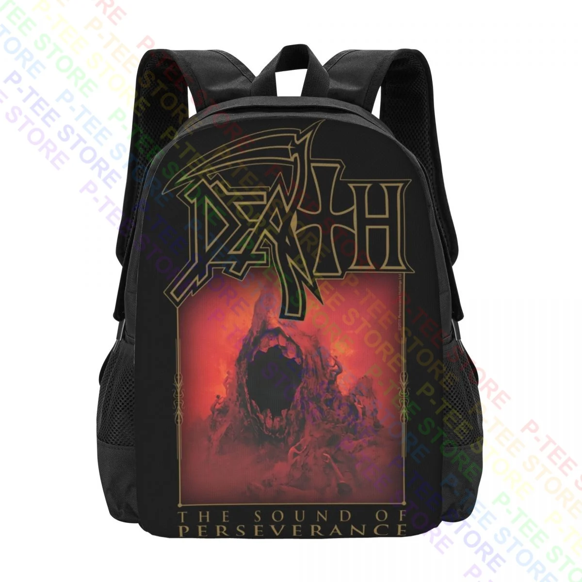 Death The Sound Of Perseverance Relapse RecordsBackpack Large Capacity Foldable Riding Backpack