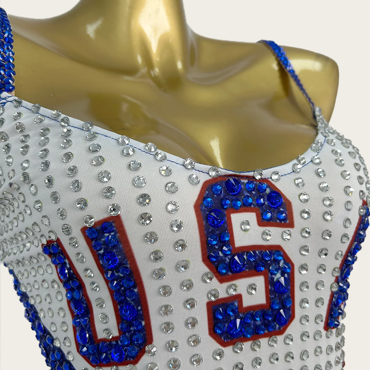 화려한 파티 스파이시 걸 의상 치어리더 무대 공연복 쇼걸 섹시 스판덱스 태슬 하이컷 끈 팬티 원피스 레오타드 홍란