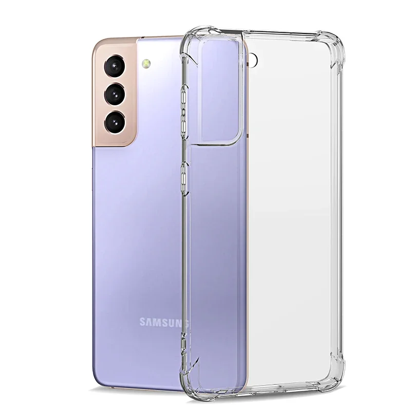 

Original Clear Airbag Cover Case for Samsung Galaxy S21 FE Plus Ultra S21FE Soft Edge Protection Air Bag Waterproof Phone Fundas