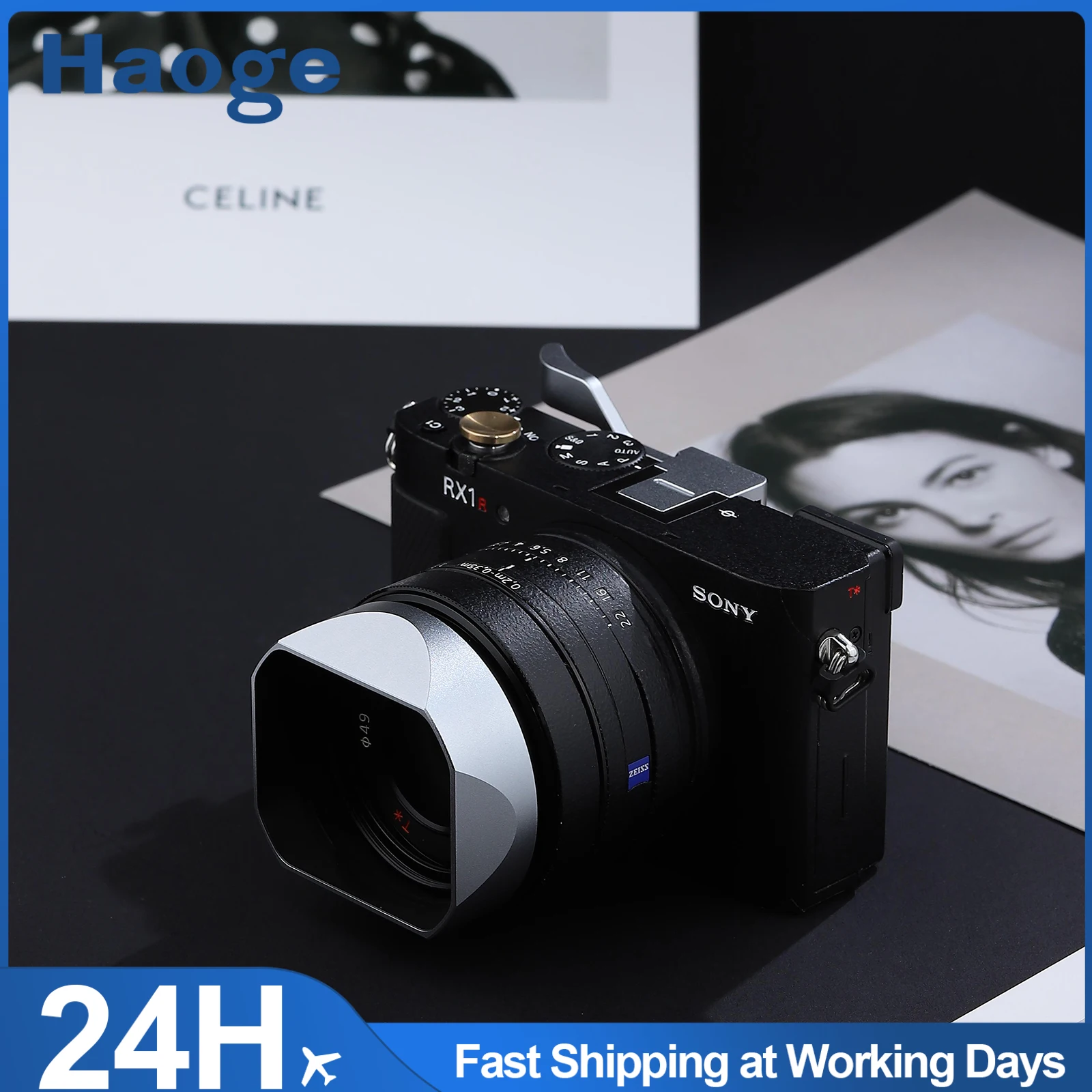 

Металлическая квадратная бленда Haoge для Sony RX1R3/RX1M2/RX1 FE 40 мм F2.5 G FE 50 мм F2.5 G FE 24 мм F2.8 G Тень объектива на A7CII A7CR A7R4