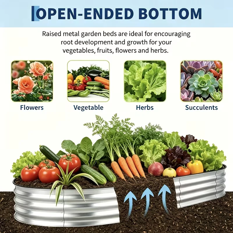 2 Adet Kalınlaştırılmış, Galva - Raised Garden Bed incelemesi ve fiyatı